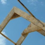 Временное крепление стропильных ног