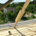 Установка стропил