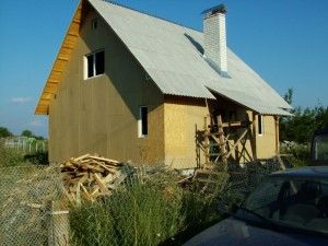 Завершенная обшивка фасада №1