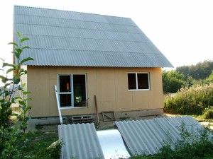 Фасад с терасой