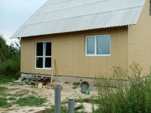 Обшивка из влагостойкой плиты