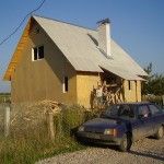 Закончена обшивка каркасного дома