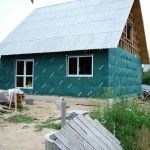 Обшивка 4-й стены ветроизоляцией