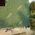 Обшивка угла ветроизоляцией