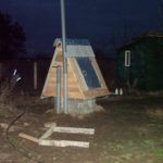 Навес над колодцем
