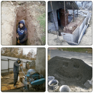 Отрывка фундаментов цоколя киев